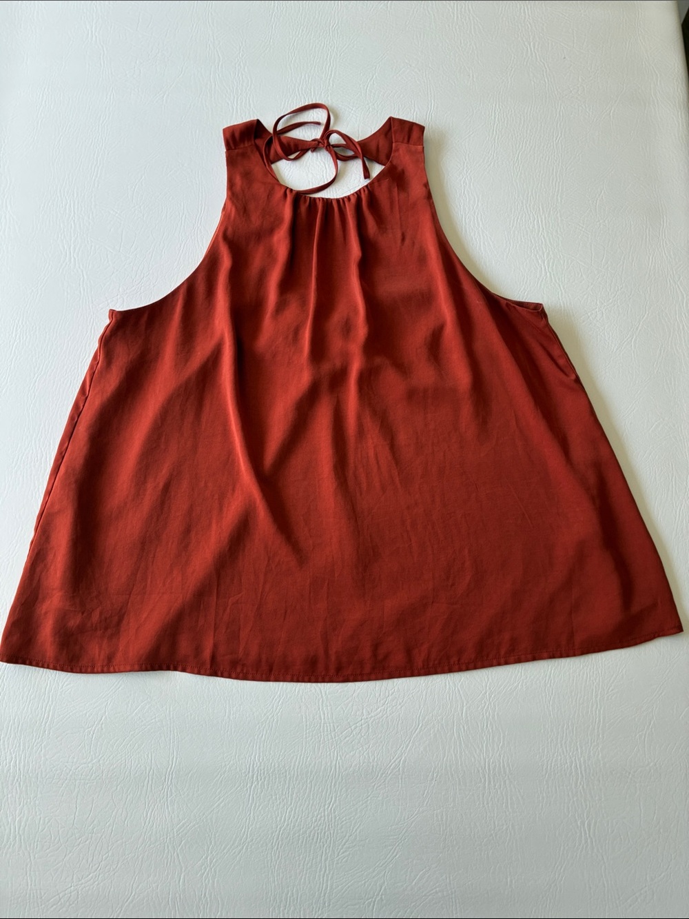 Banana Republic Rust Tie-Back Tank Top